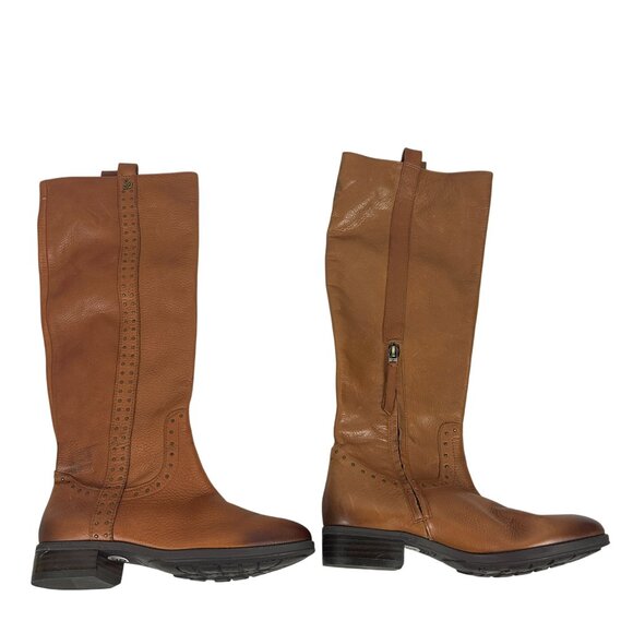 Sam Edelman Womens Leather Knee-High Riding Boots Size 6.5M - Picture 1 of 8